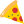 A blurry, triangular yellow graphic with some darker brown or orange spots, resembling a slice of pizza or a wedge of cheese.